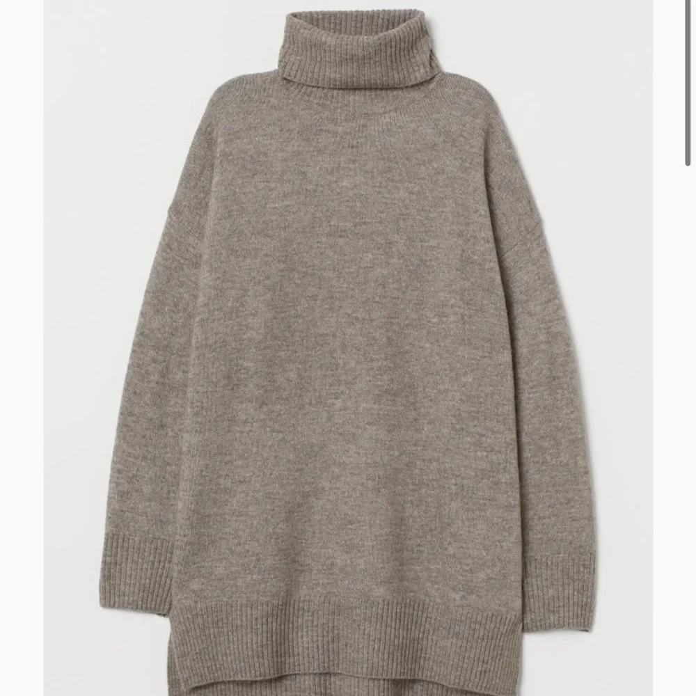 NWT H&M Knit Turtleneck Sweater in Taupe
